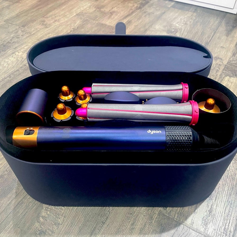 Dyson Airwrap Prussian Blue and Copper